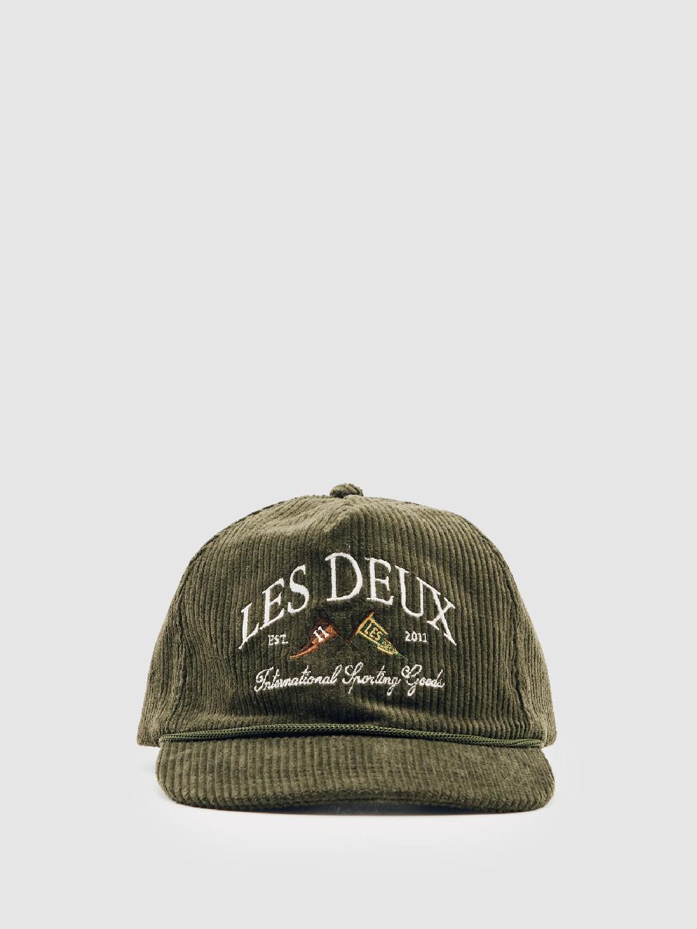 Reiss Les Deux Ivy League Corduroy Cap In Duffel Bag