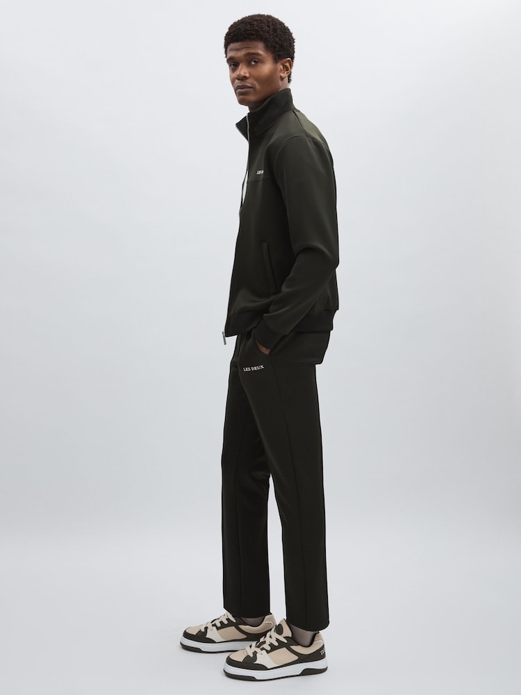 reiss Les Deux Slim-Fit Drawstring Joggers in Dark Green