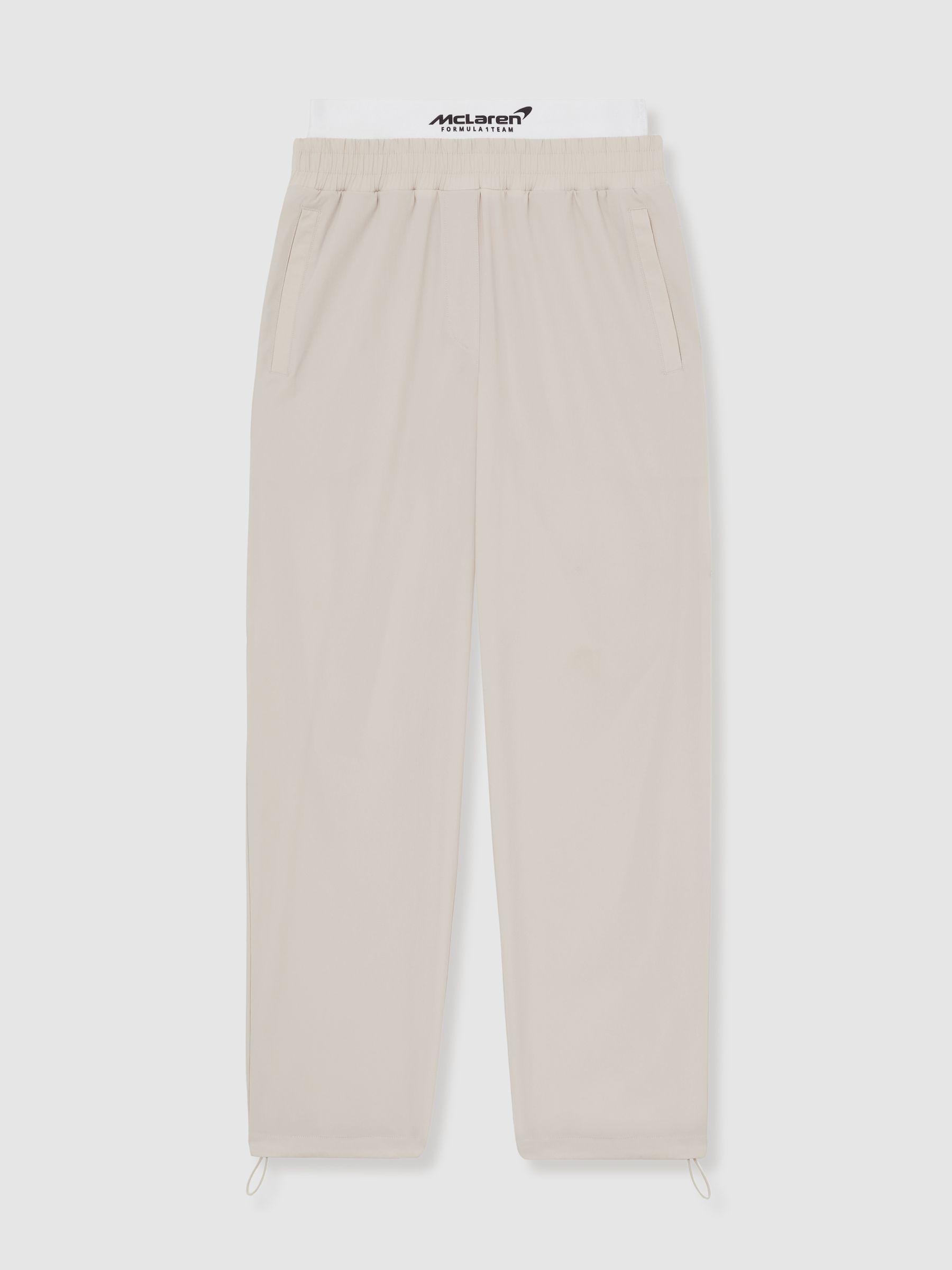 Reiss McLaren F1 Team Boxer-Waist Trousers In Stone
