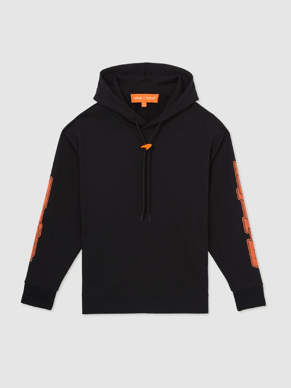 Reiss McLaren F1 Team Oversize Toggle Hoodie Unisex Fit In Black