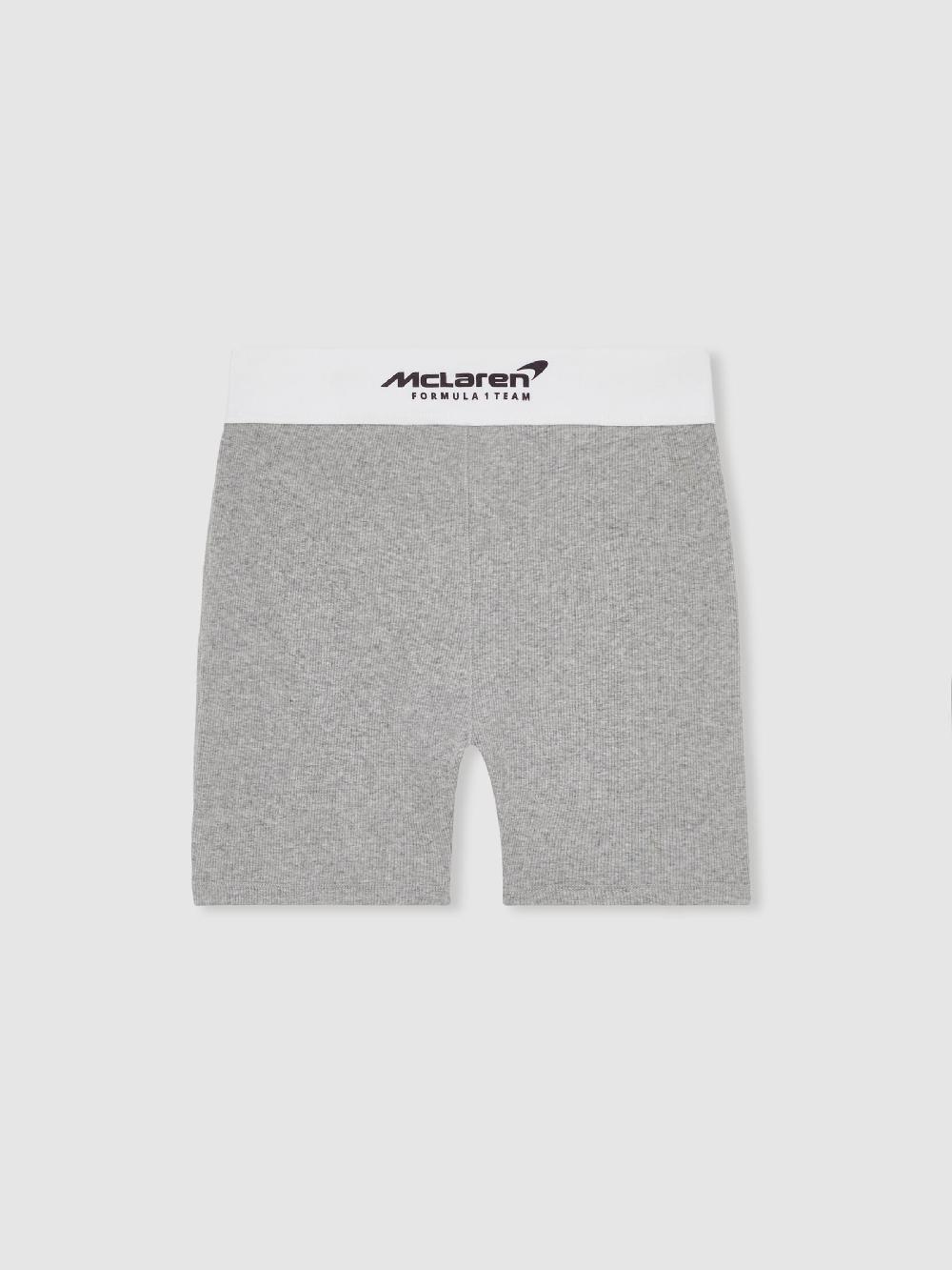 Reiss McLaren F1 Team Ribbed Boxer Shorts In Grey Melange