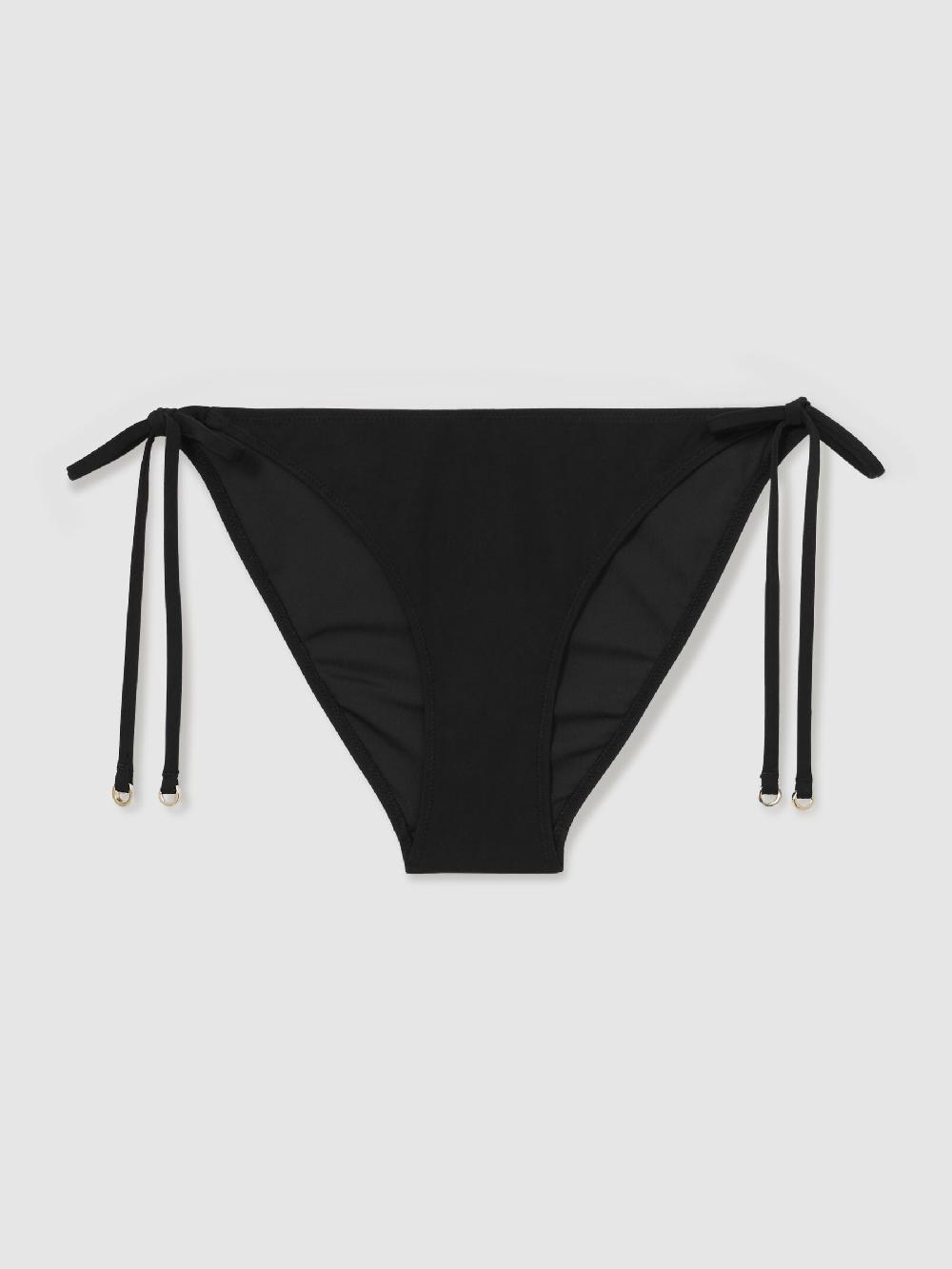 Reiss McLaren F1 Team Side-Tie Bikini Bottoms In Black