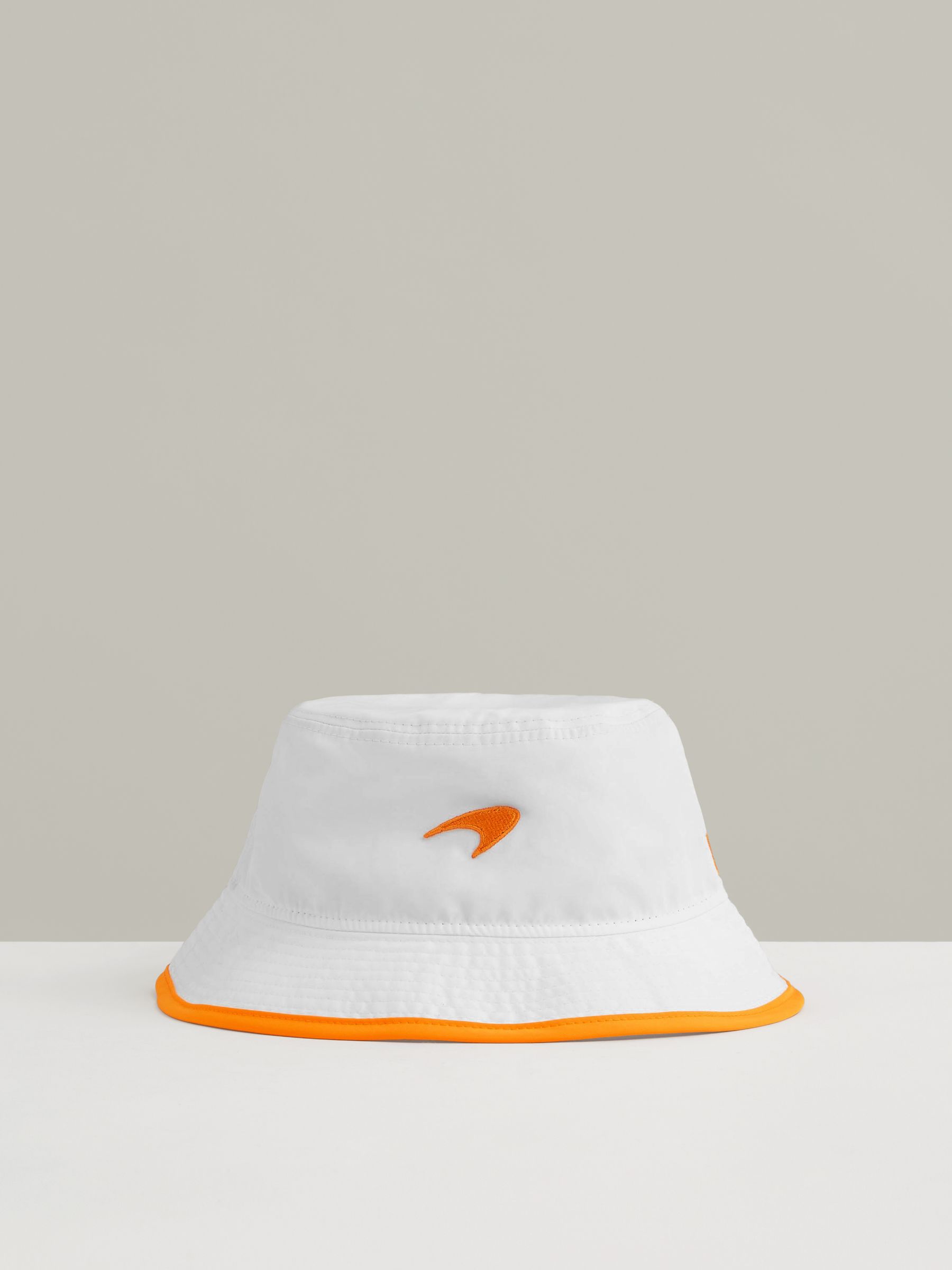 Reiss McLaren F1 Team Speedmark Bucket Hat In White