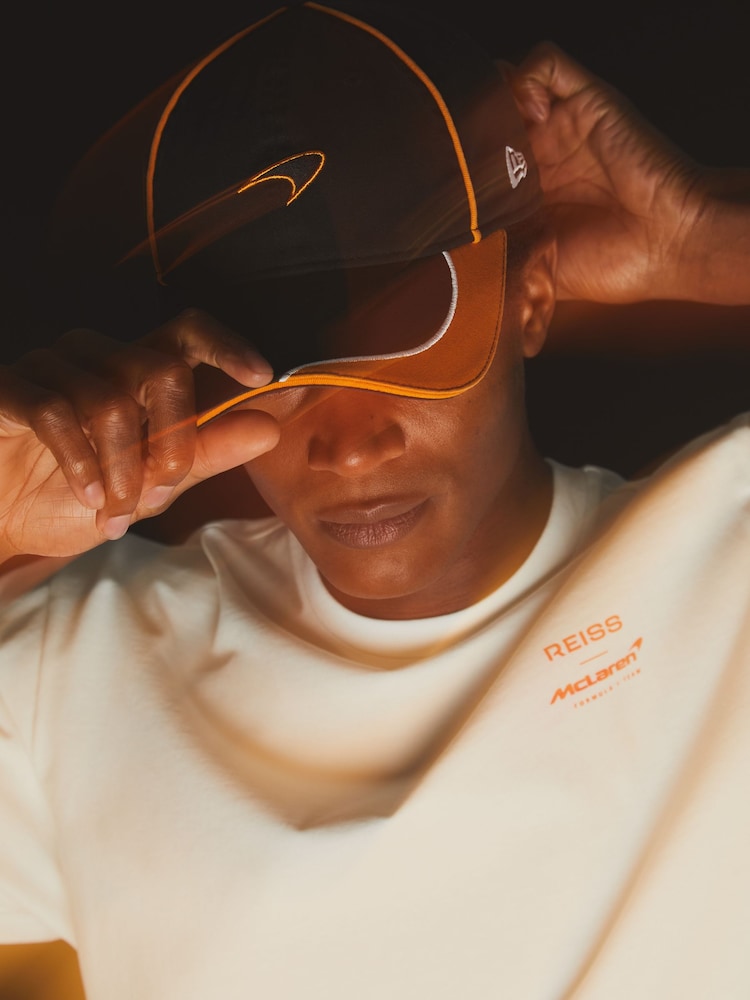 reiss McLaren F1 Team Speedmark Cap Unisex Fit in Black