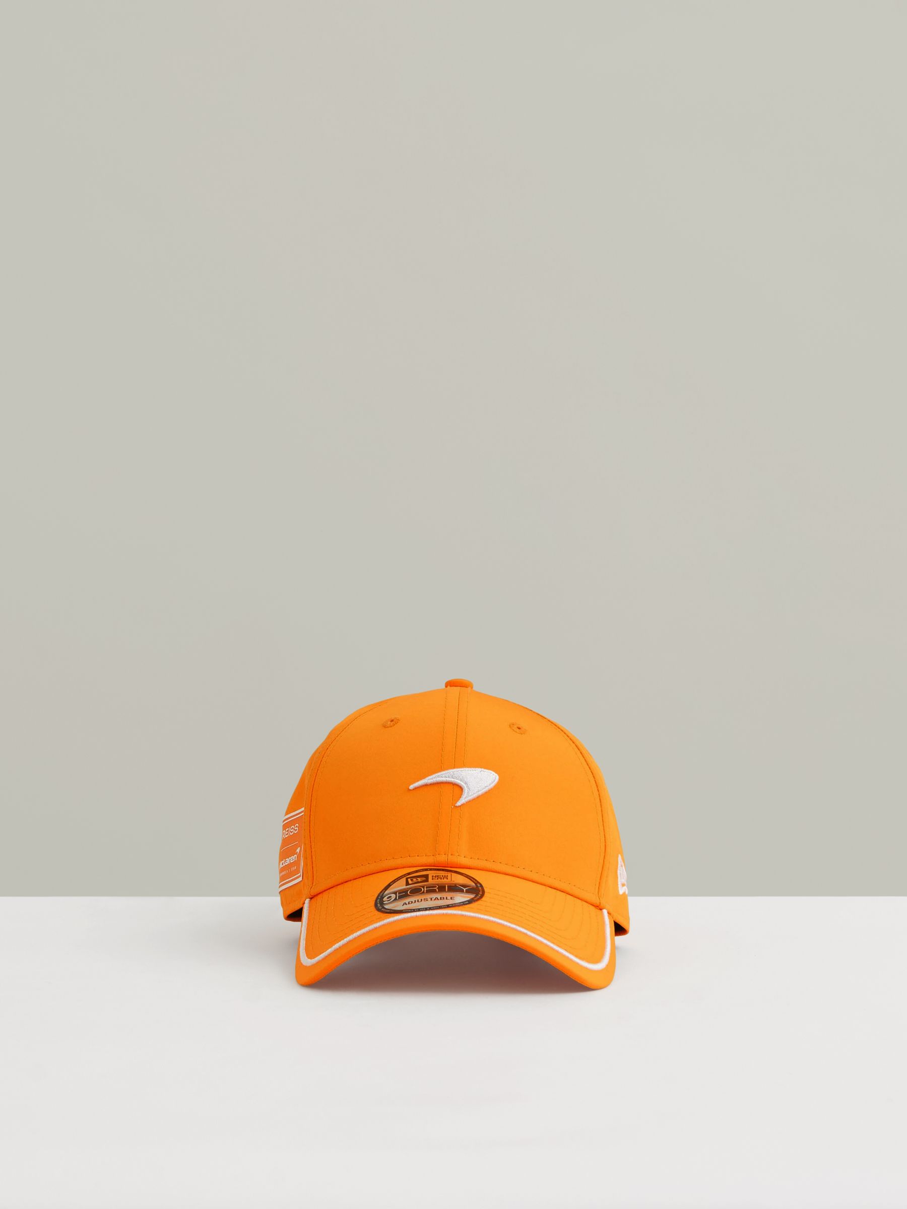 Reiss McLaren F1 Team Speedmark Logo Cap Unisex Fit In Papaya Orange
