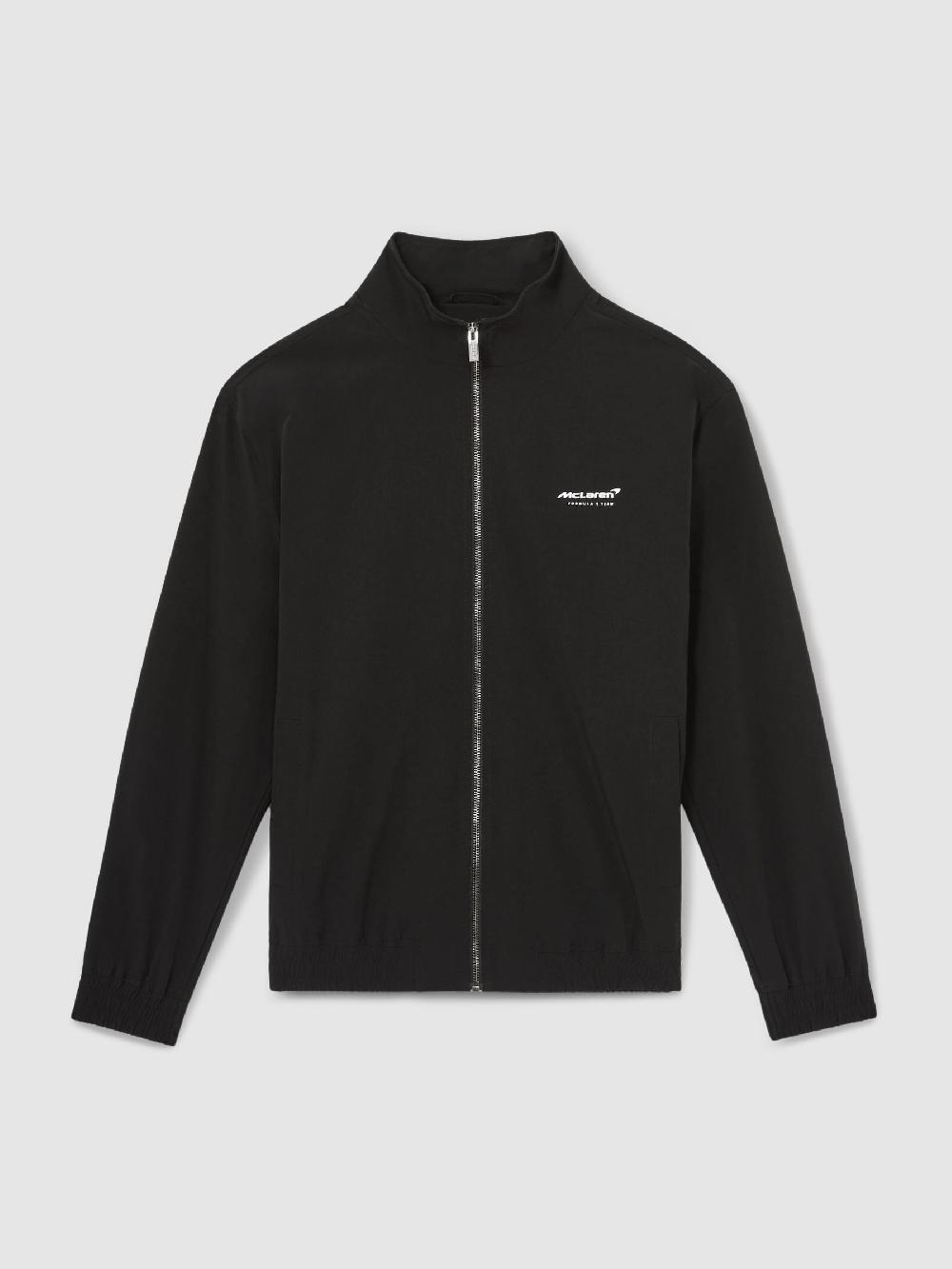 Reiss McLaren F1 Team Tech Funnel-Neck Jacket In Black