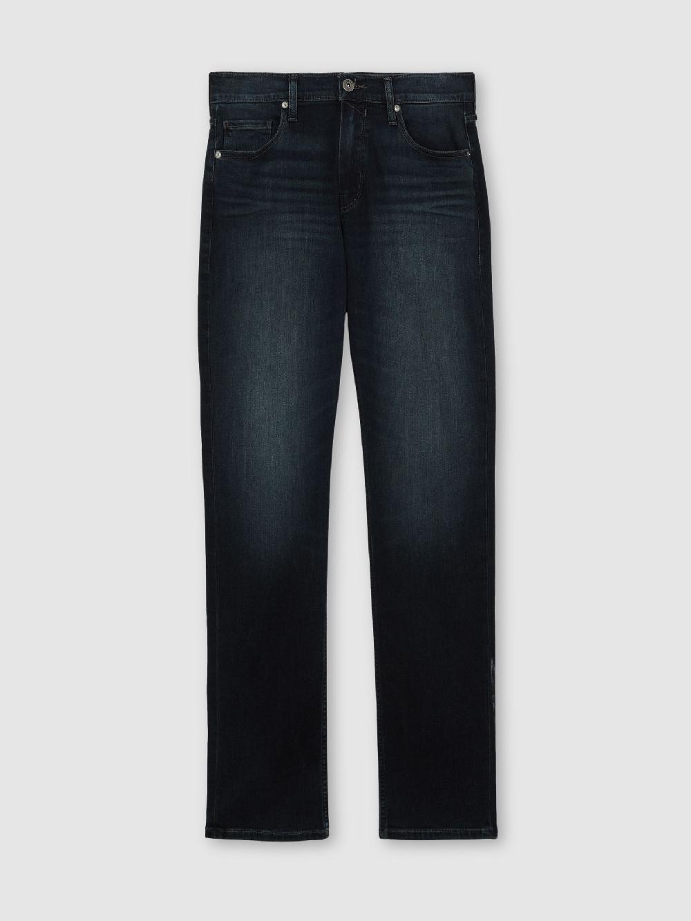 Reiss Paige Combs Navy Blue Slim Straight Leg Jeans In Combs Navy Blue