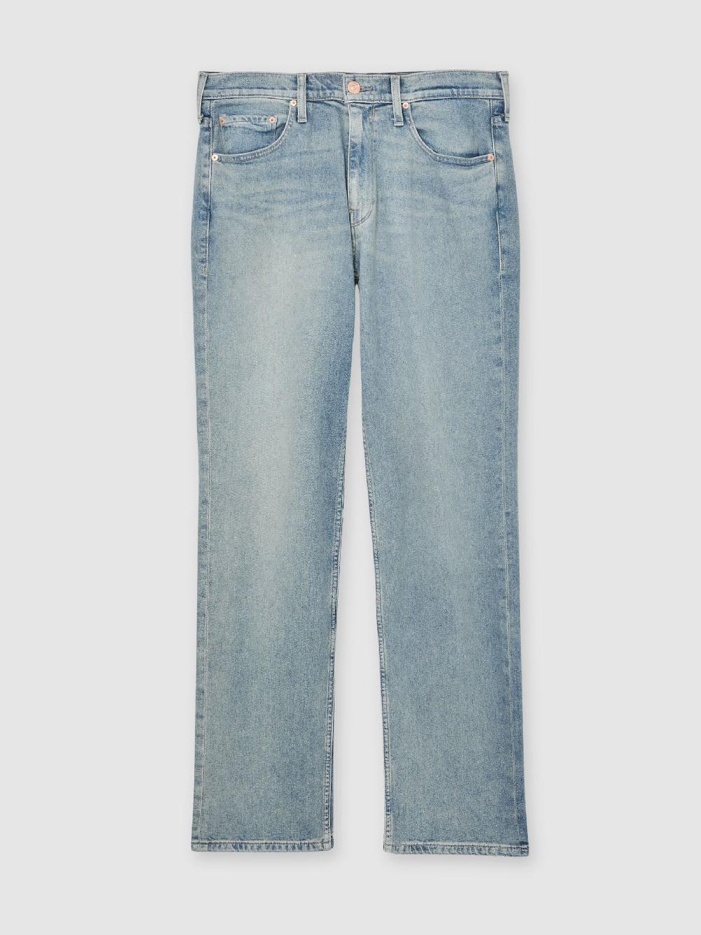 Reiss Paige Relaxed-Fit Straight Jeans In Light Blue