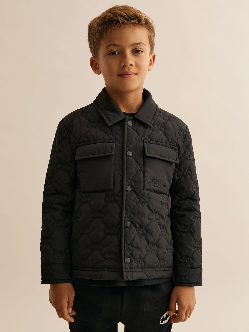Reiss 3-9 Yrs Batman | Reiss Quilted Jacket In Black