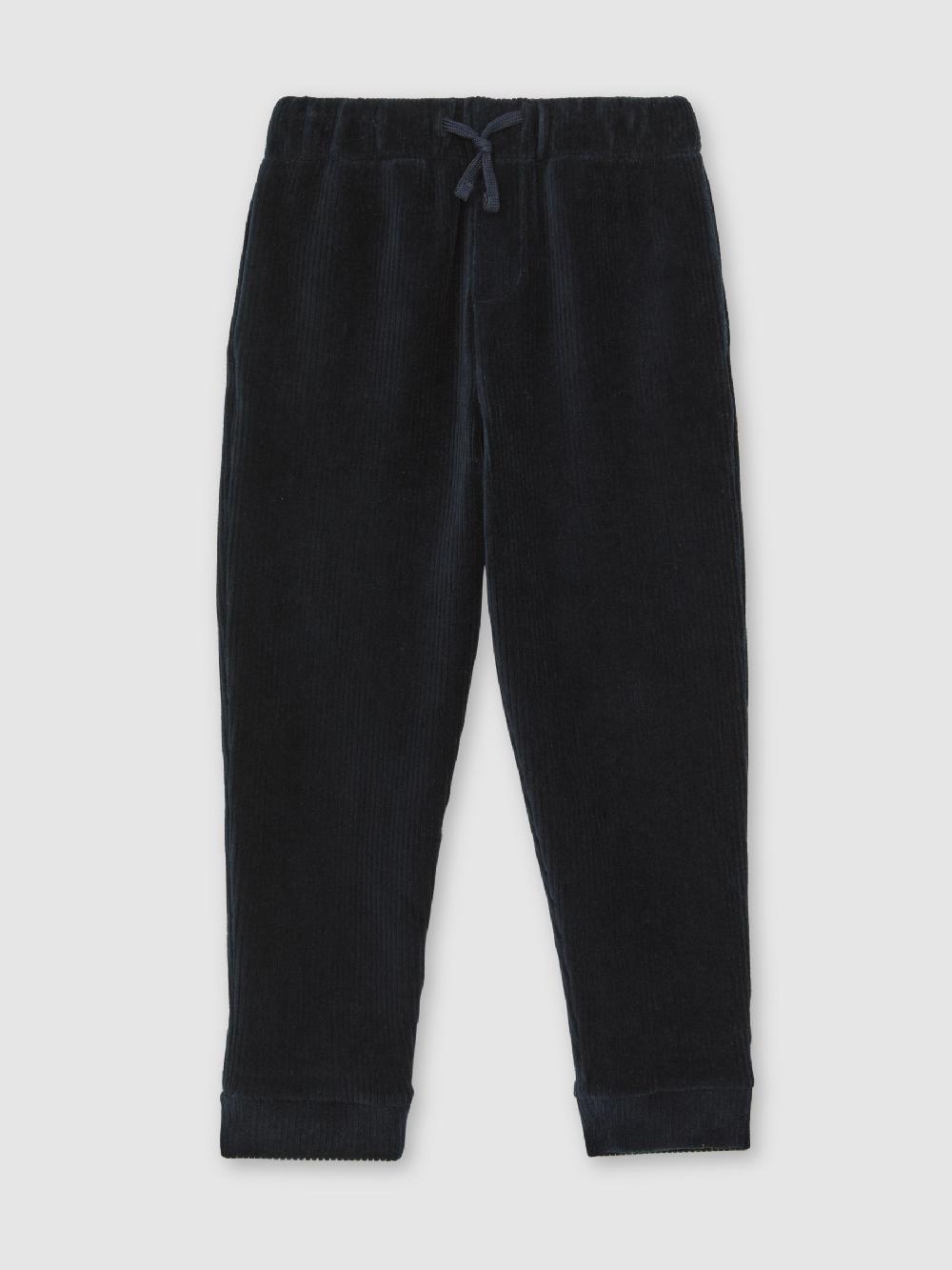 Reiss 3-9 Yrs Corduroy Drawstring Joggers In Navy