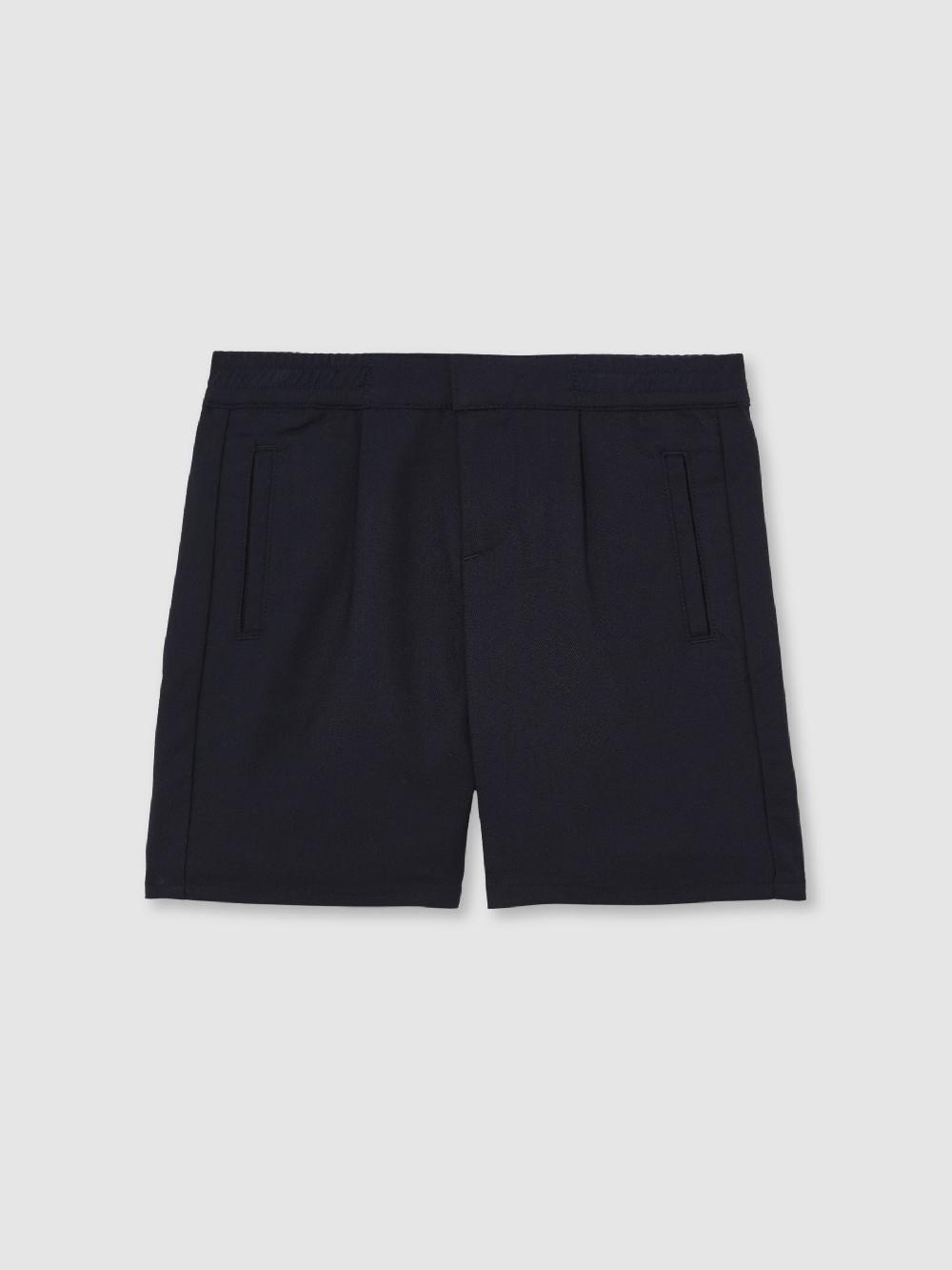Reiss 3-9 Yrs Relaxed Drawstring Shorts In Navy