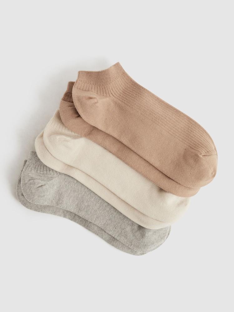 reiss 3 Pack of Trainer Socks in Multi