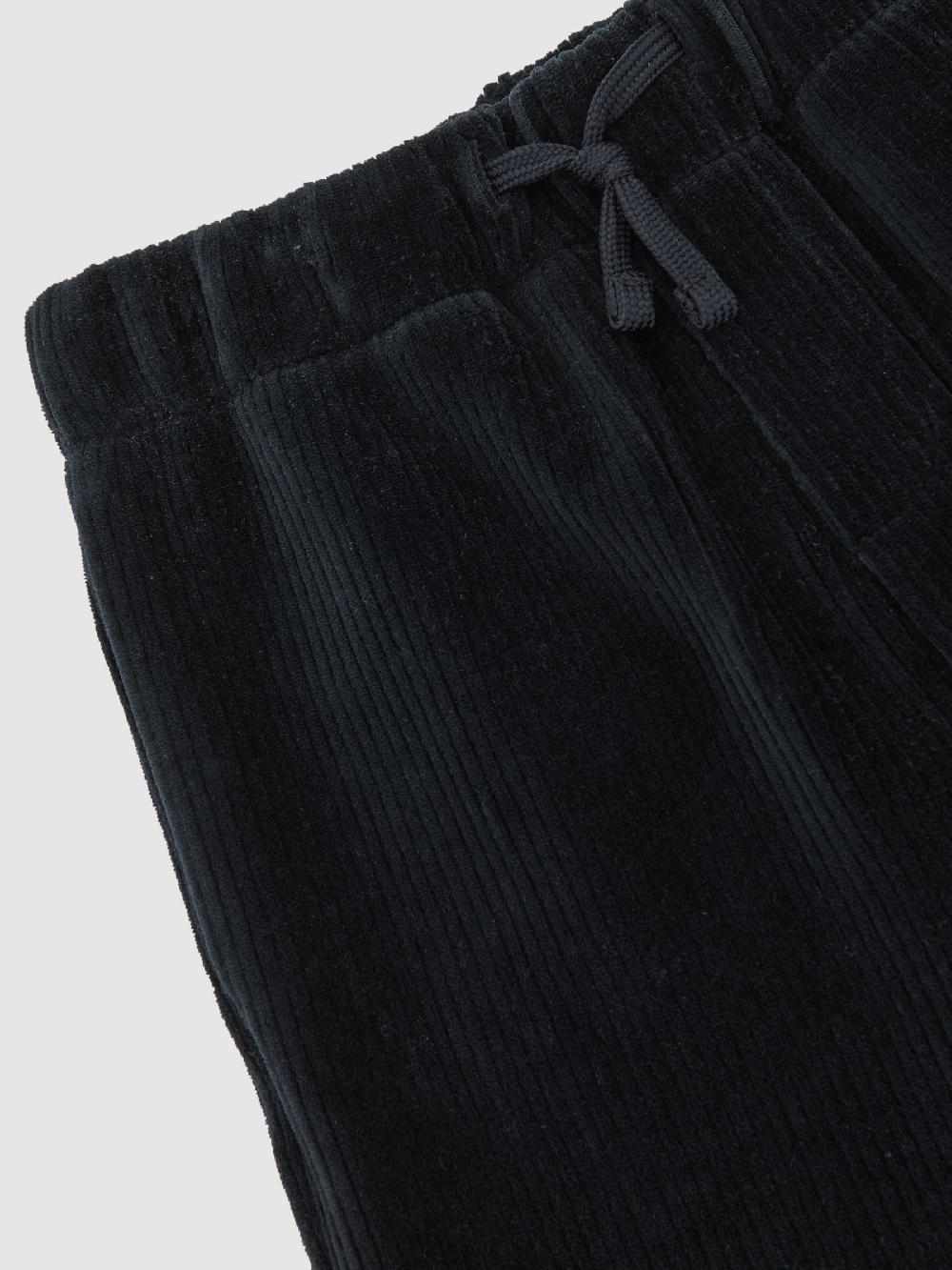 Reiss 9-13 Yrs Corduroy Drawstring Joggers In Navy