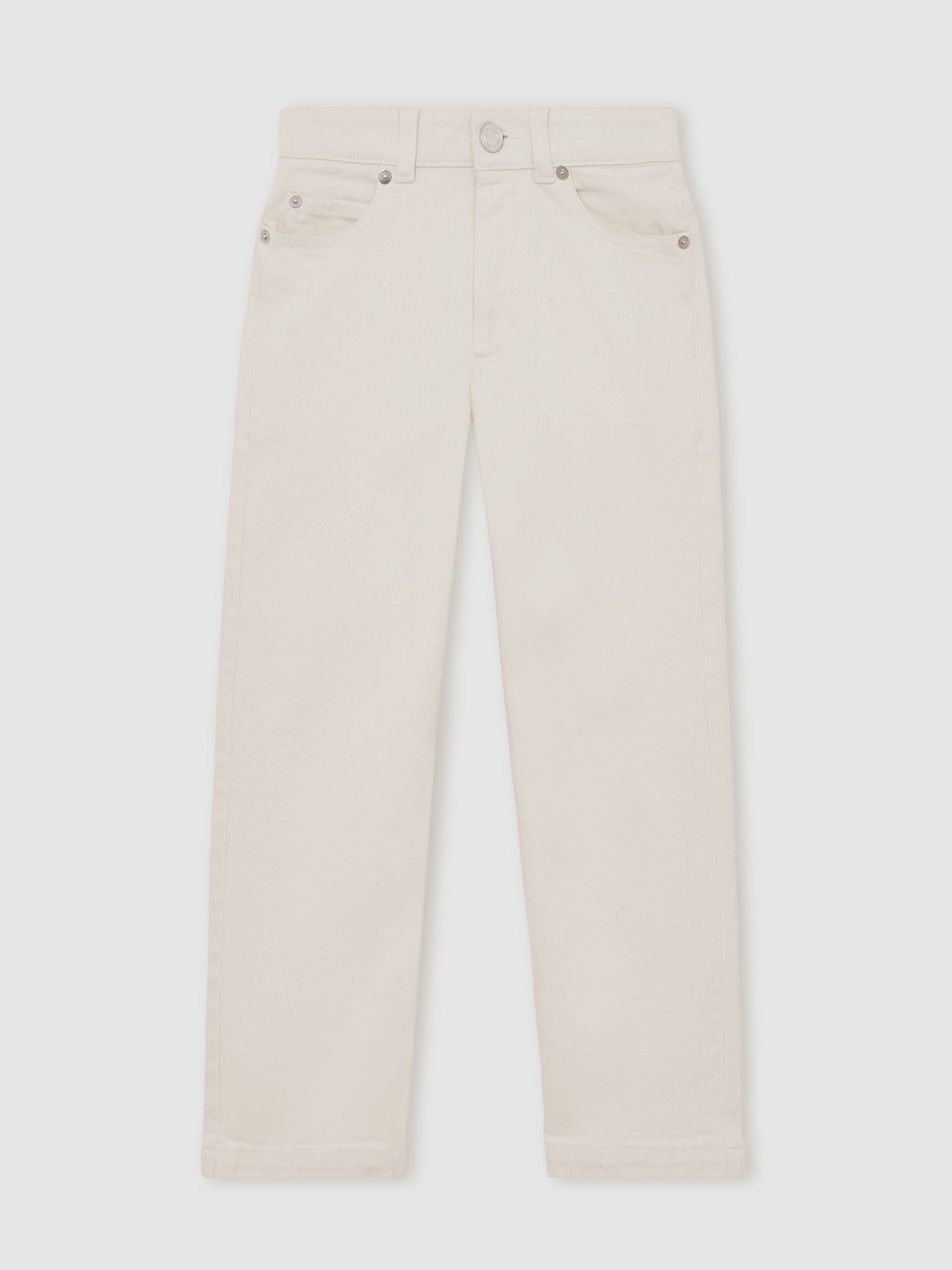 Reiss 9-13 Yrs Relaxed-Fit Jeans In Off White