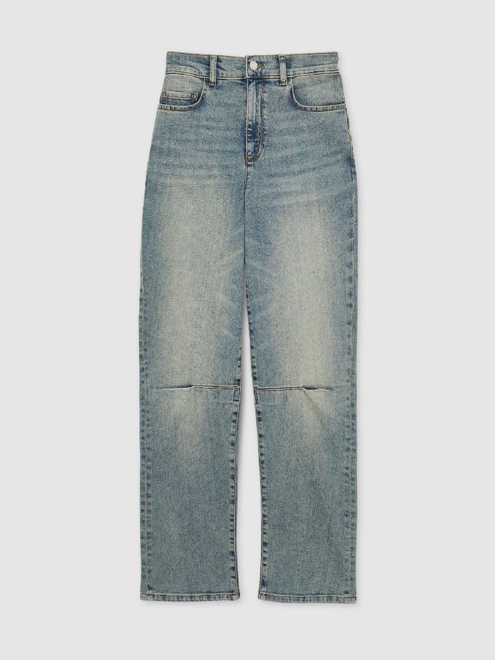 Reiss Barrel-Leg Dart Jeans In Light Blue