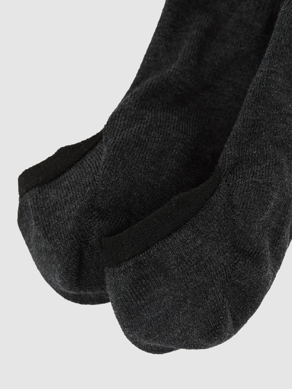 Reiss Cotton-Blend Loafer Socks In Charcoal
