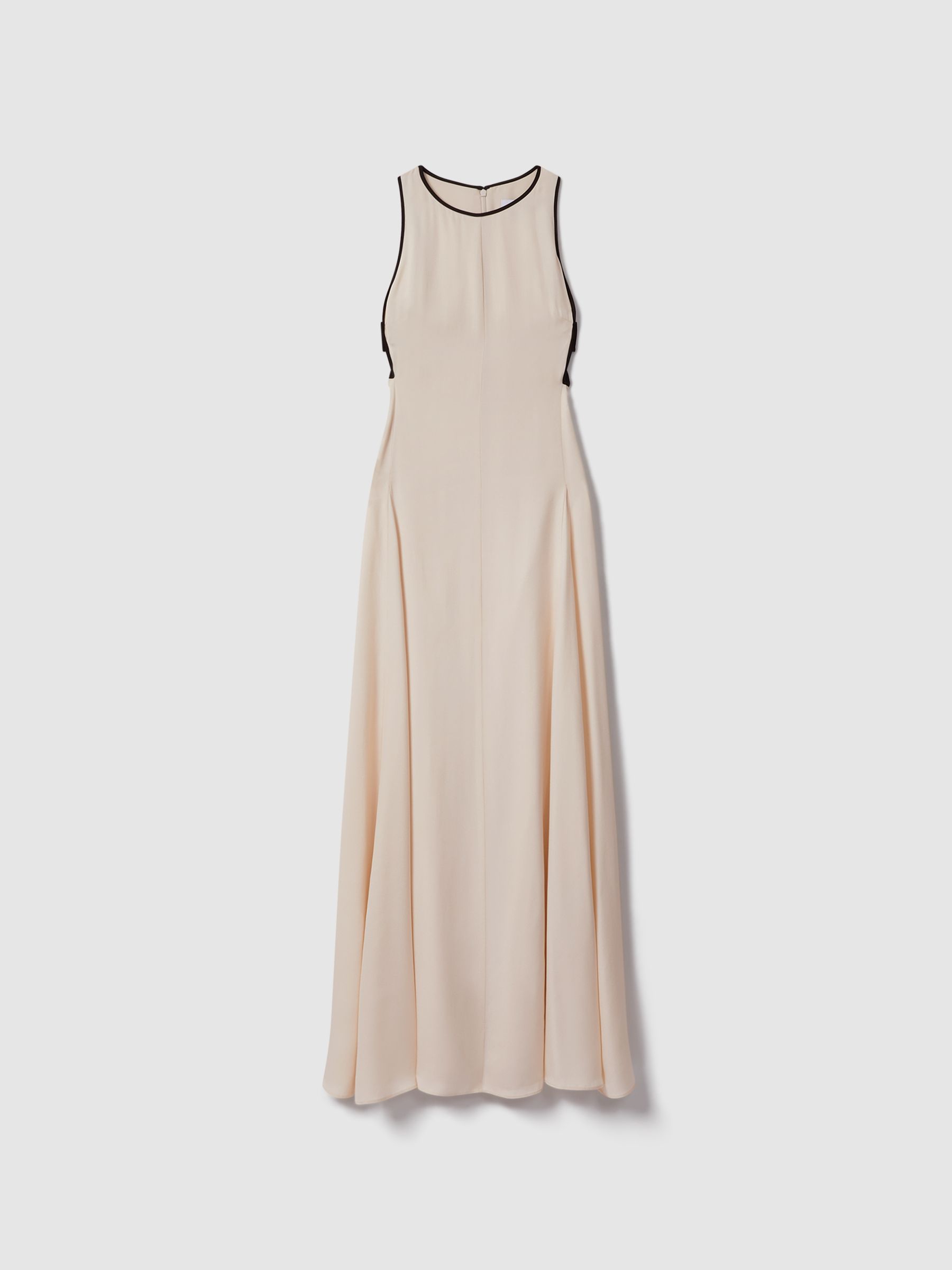 Reiss Cut-Out Maxi Dress In White