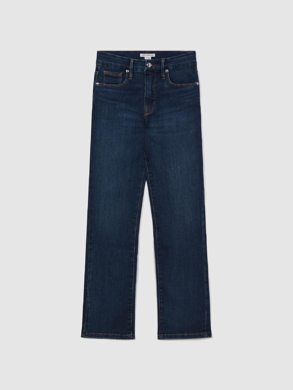 Reiss Good American Slim Fit Cropped Jeans In Blue