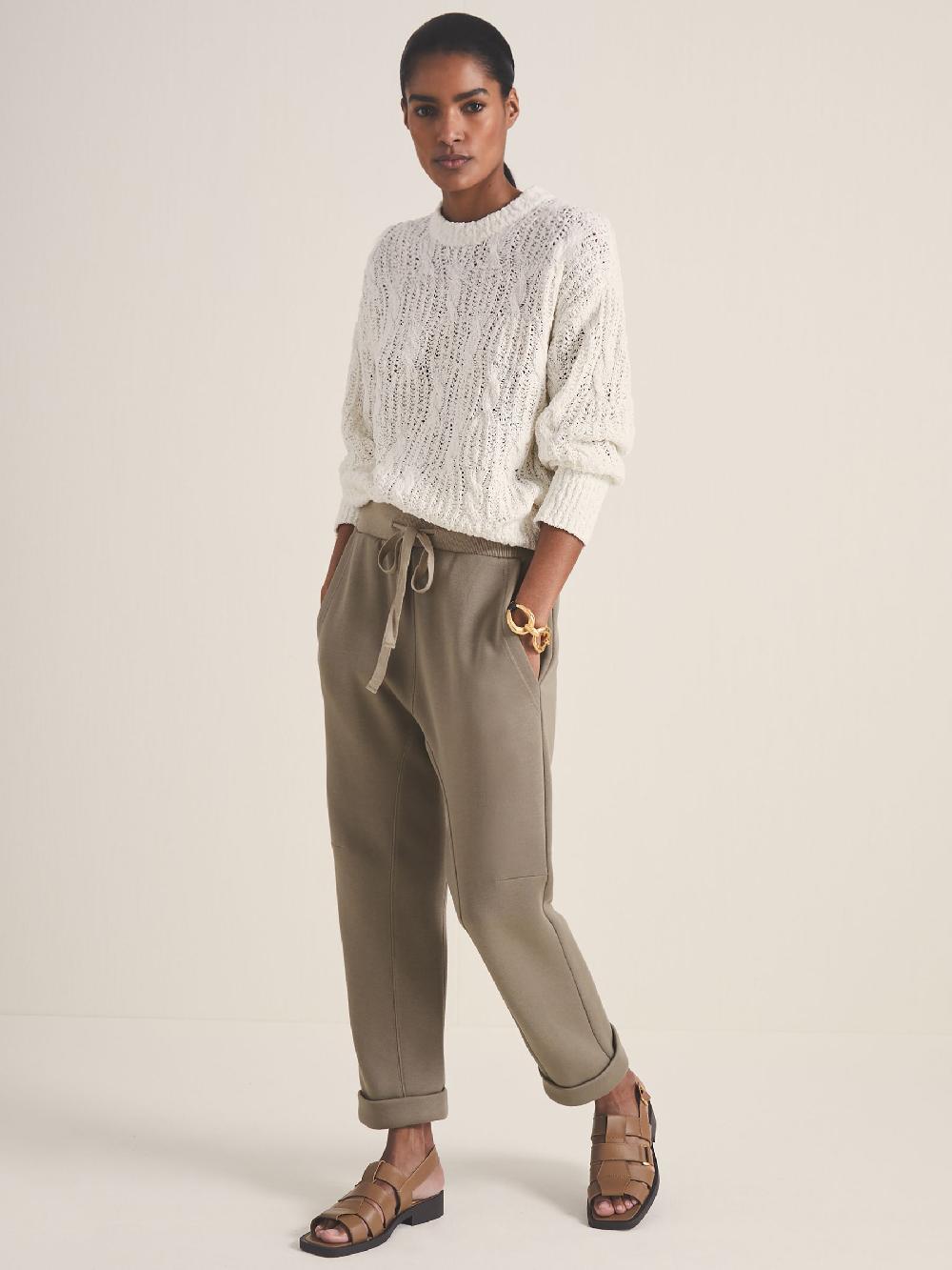 Reiss Reiss | Les 100 Ciels Jersey Joggers In Sage Green