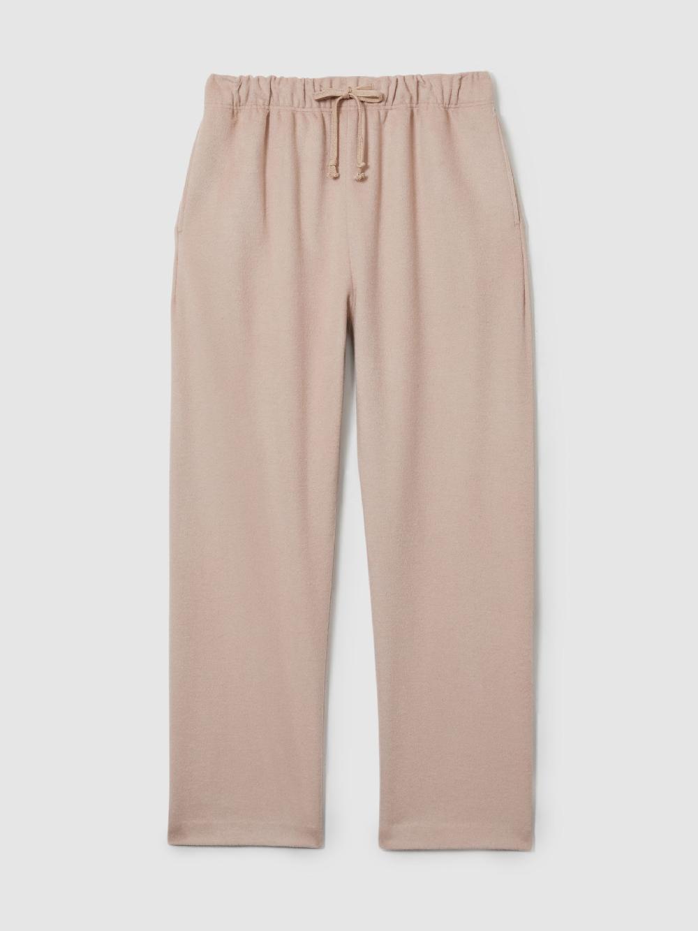 Reiss Reiss | Les 100 Ciels Merino And Silk Joggers In Neutral