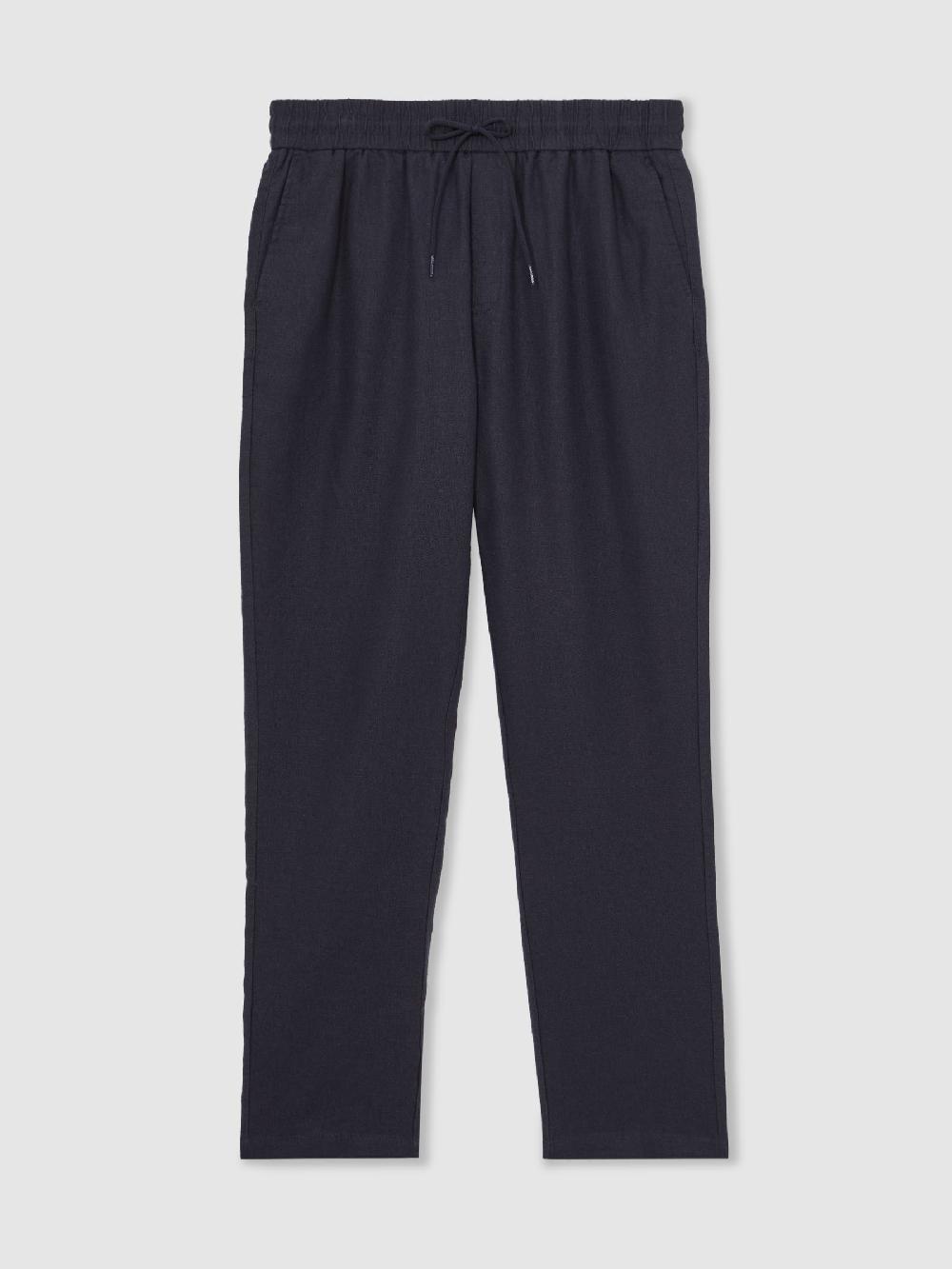 Reiss Les Deux Drawstring Trousers In Navy