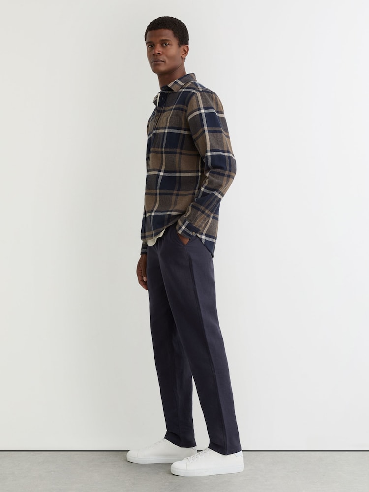 reiss Les Deux Drawstring Trousers in Navy