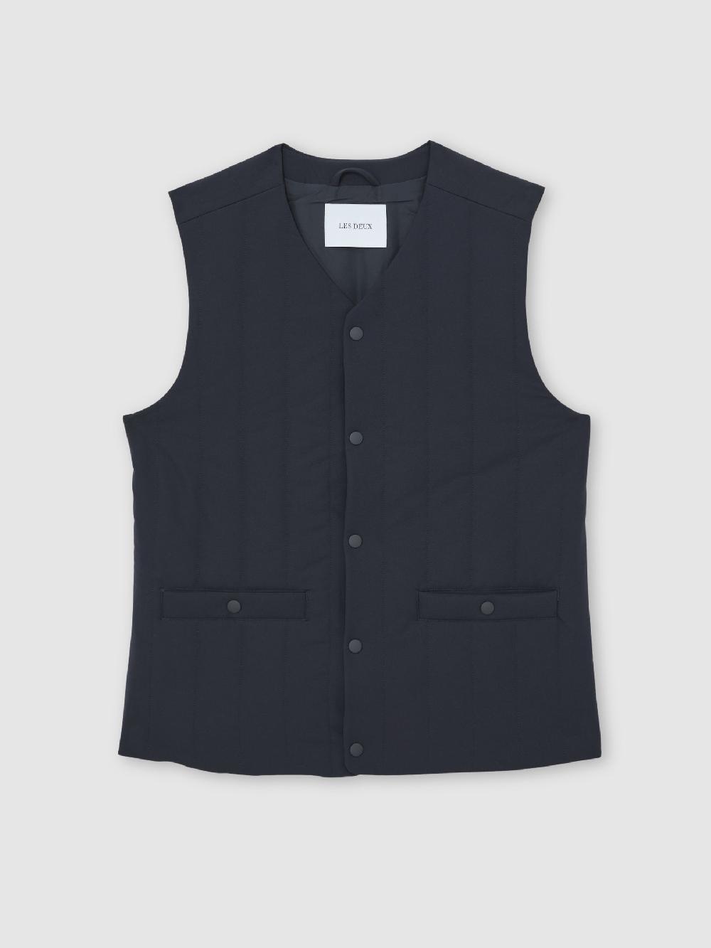 Reiss Les Deux Sebastian Tech Vest In Dark Navy