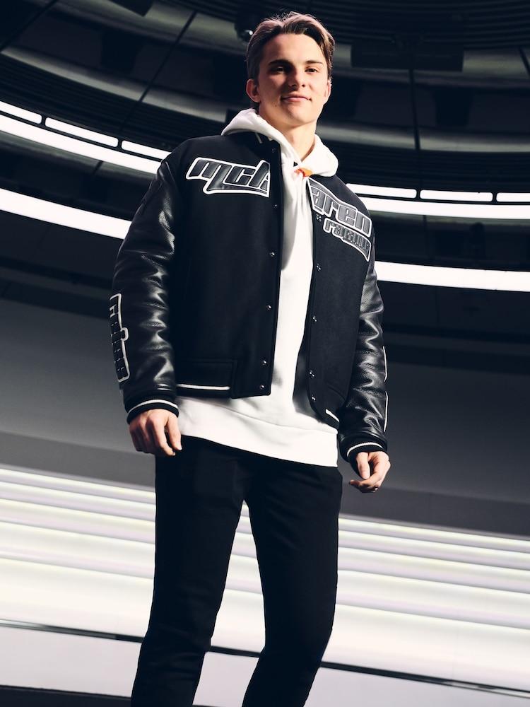 reiss McLaren F1 Team Bomber Jacket in Black
