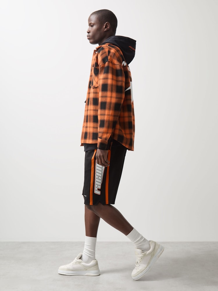 reiss McLaren F1 Team Drawstring Shorts in Black