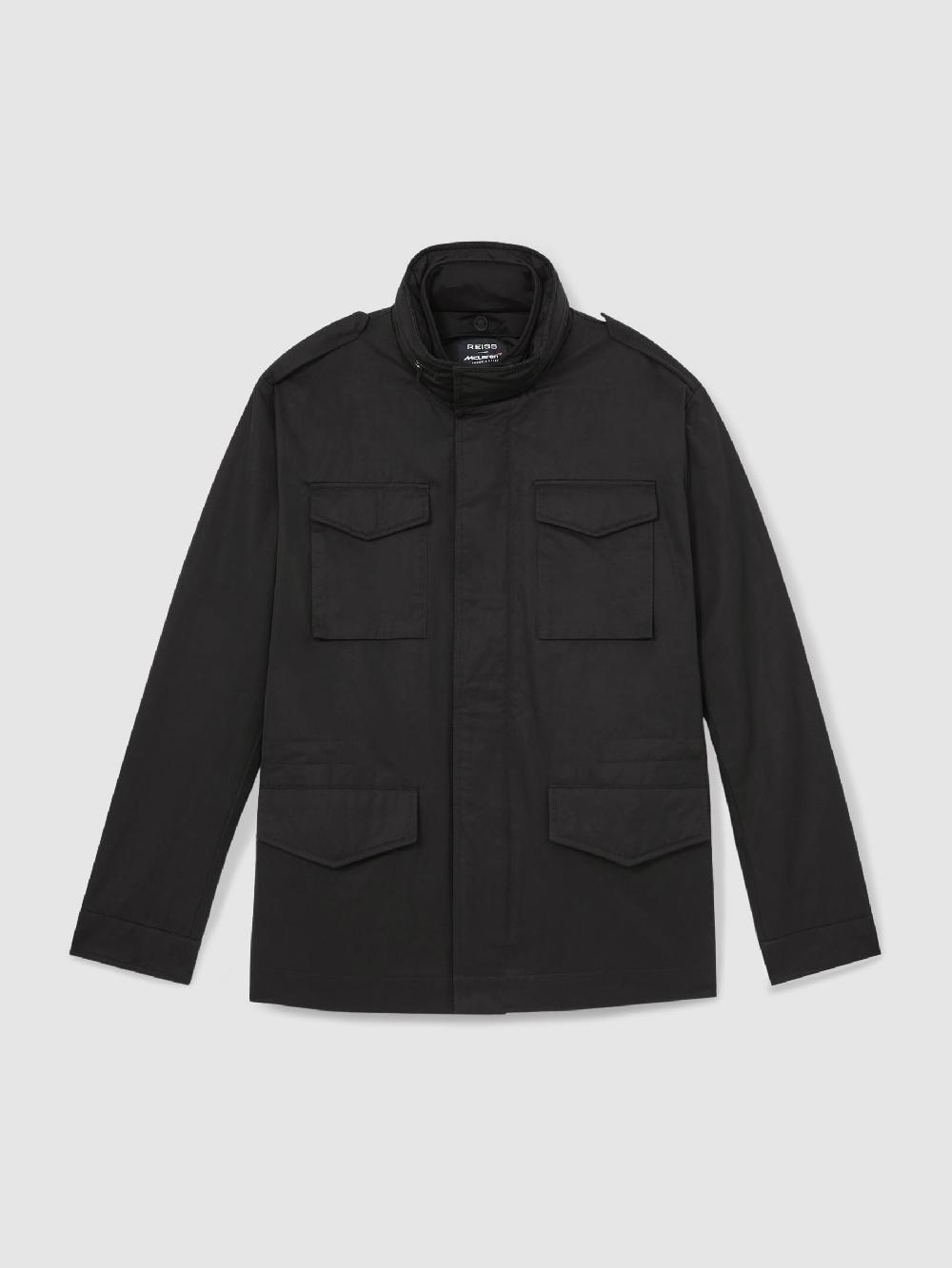 Reiss McLaren F1 Team Field Jacket In Black