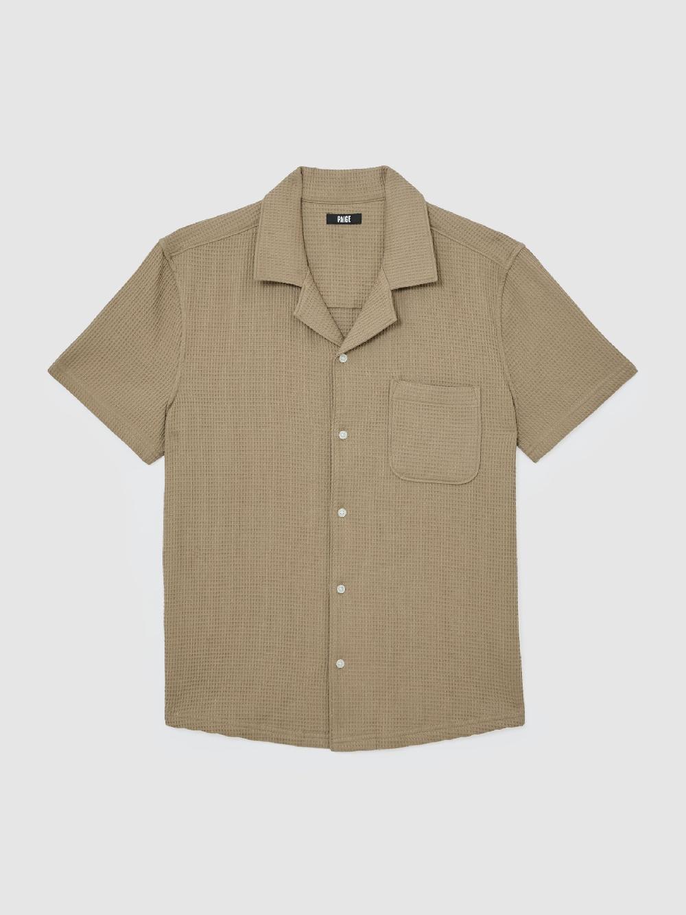 Reiss Paige Agoura Shirt In Light Brown
