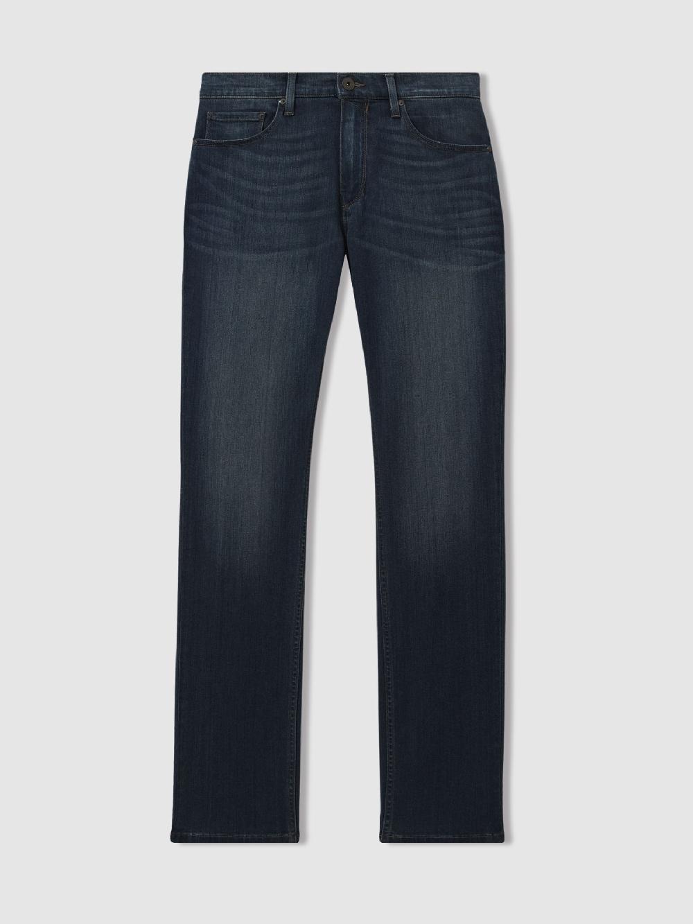Reiss Paige Blue Straight Leg Jeans In Blue