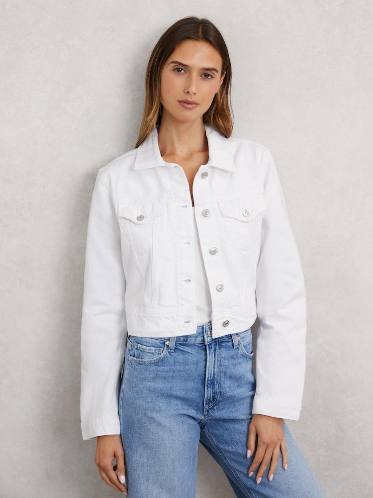 reiss Paige Chantal Jacket in White