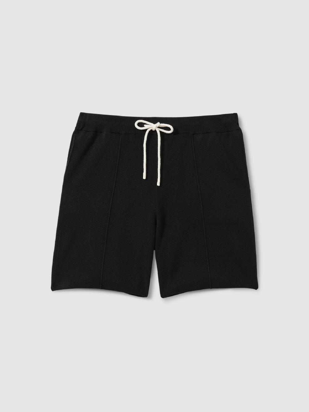 Reiss Paige Drawstring Sweat Shorts In Black