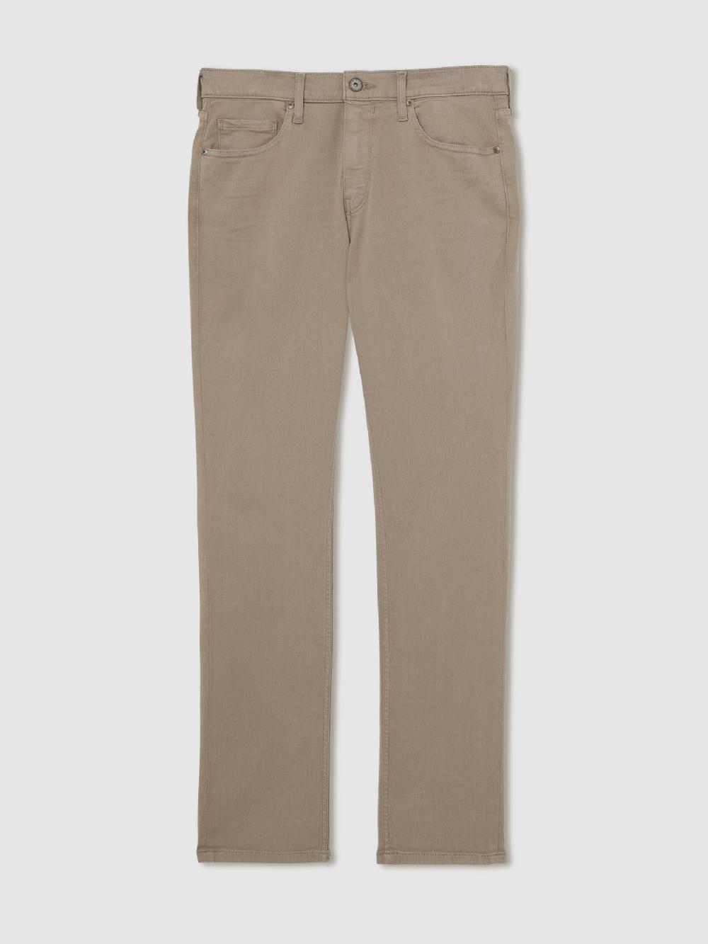 Reiss Paige Federal Jeans In Stone Neutral