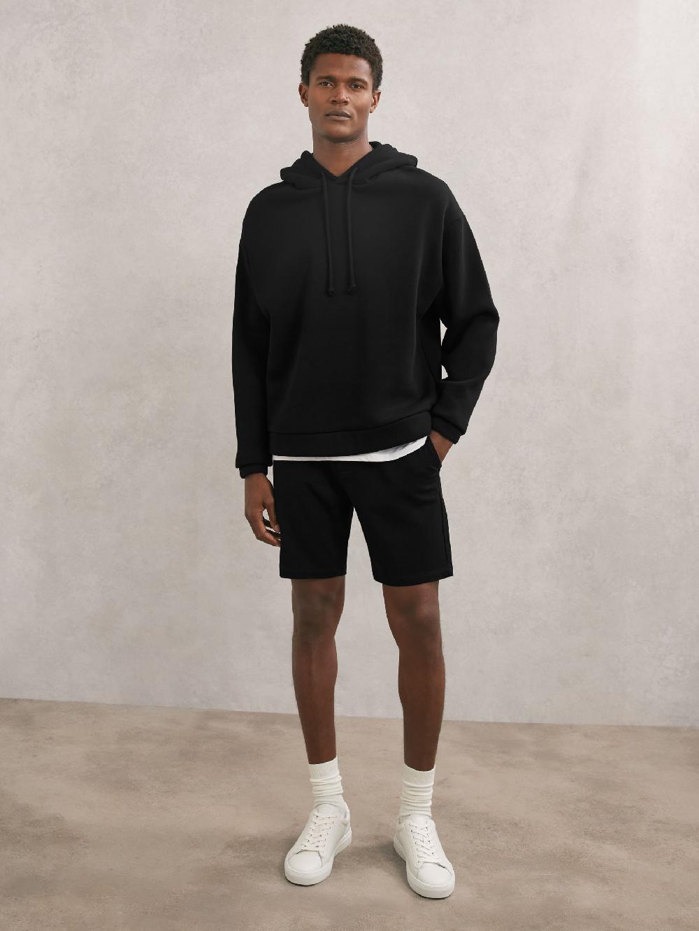 Reiss Paige Rickson Trousers Shorts In Black
