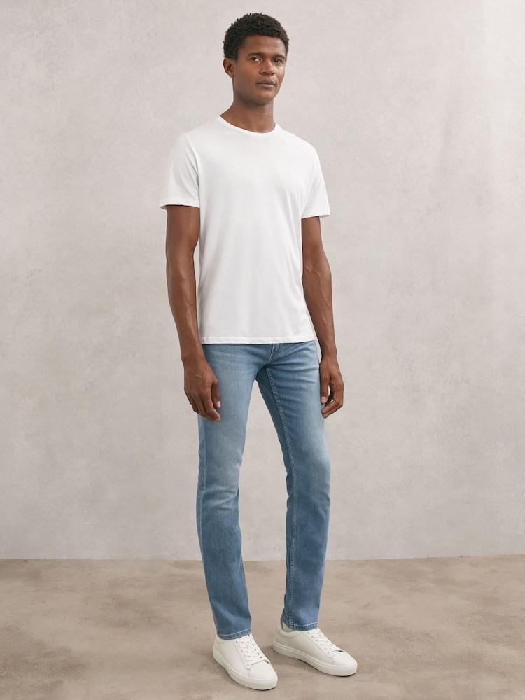 reiss Paige Slim Fit Stretch Jeans in Kenney Blue