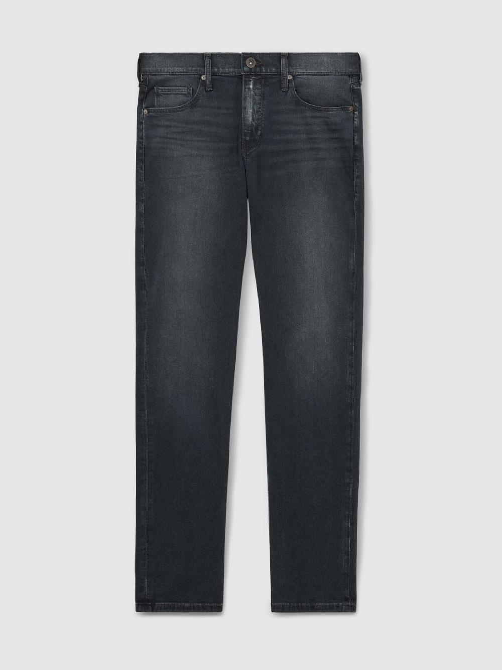 Reiss Paige Slim Leg Stretch Jeans In Grey/Navy