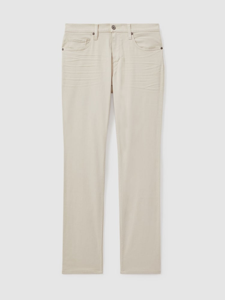 reiss Paige Straight Leg Jeans in Ceramic