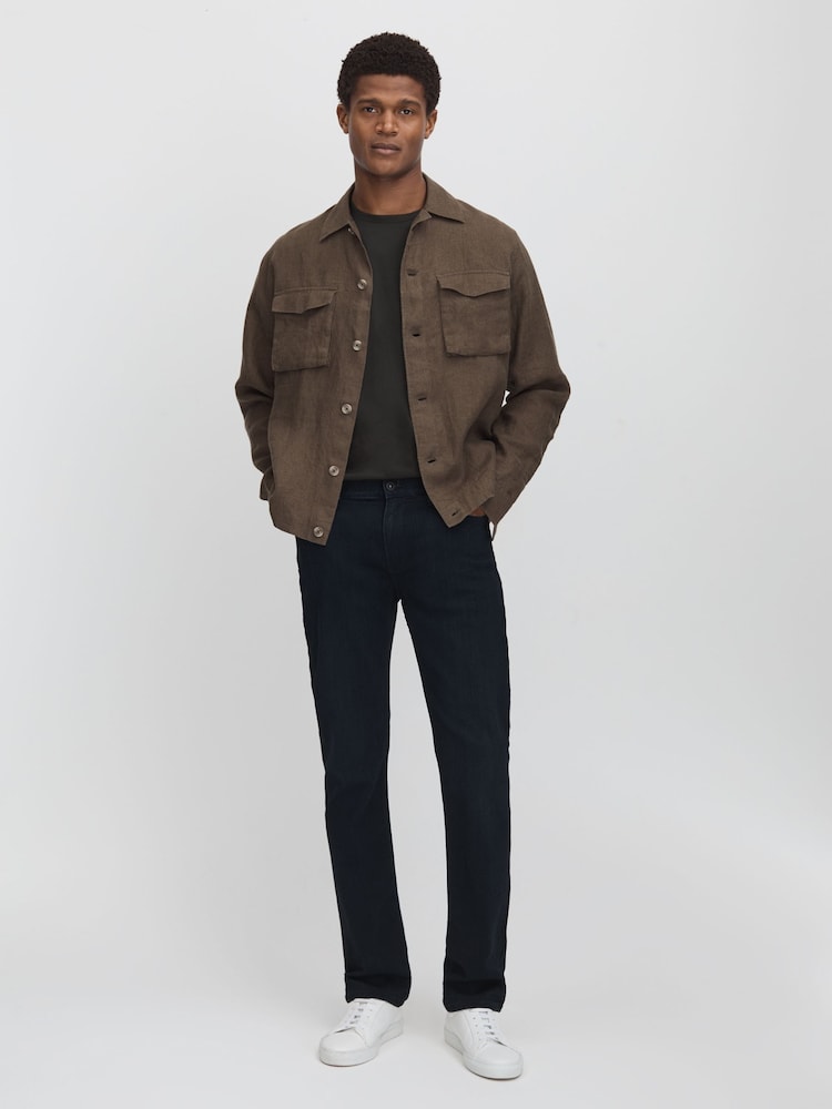 reiss Paige Straight Leg Jeans in Ink