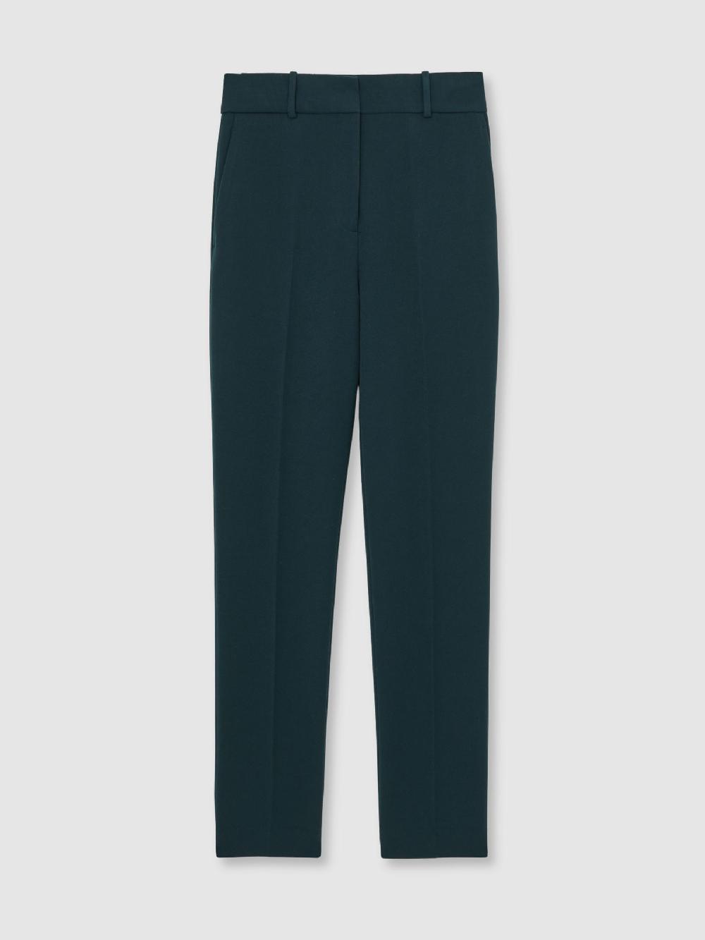 Reiss Petite Slim-Fit Suit Trousers In Teal