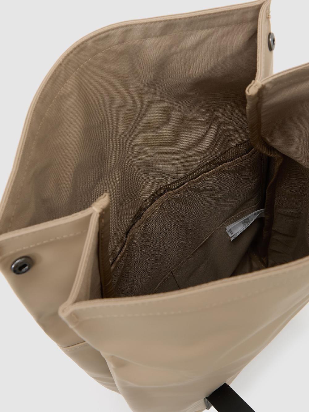 Reiss Rains 2-Way Tote Backpack In Beige