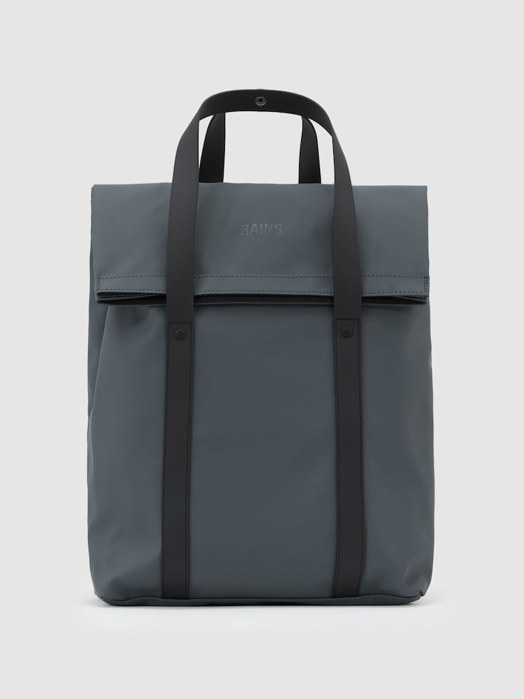 reiss Rains 2-Way Tote Backpack in Lagoon