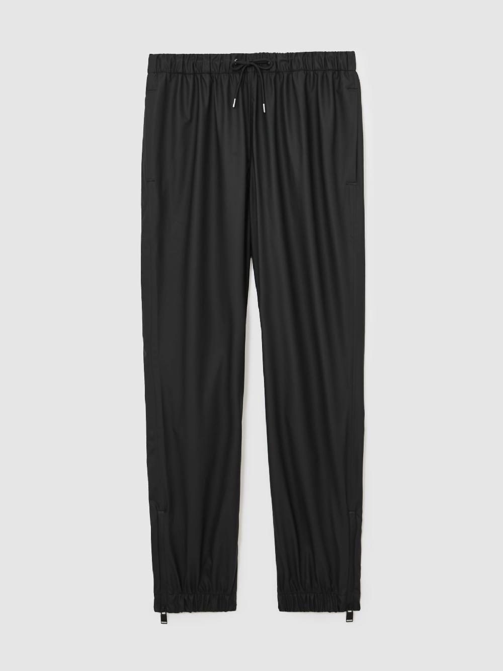Reiss Rains Waterproof Cuffed Trousers In Black