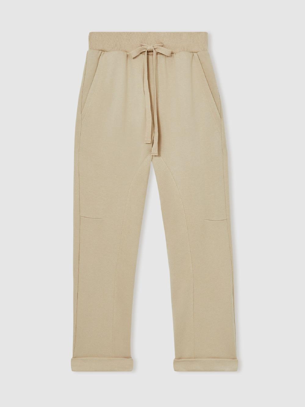 Reiss Reiss | Les 100 Ciels Jersey Joggers In Mink