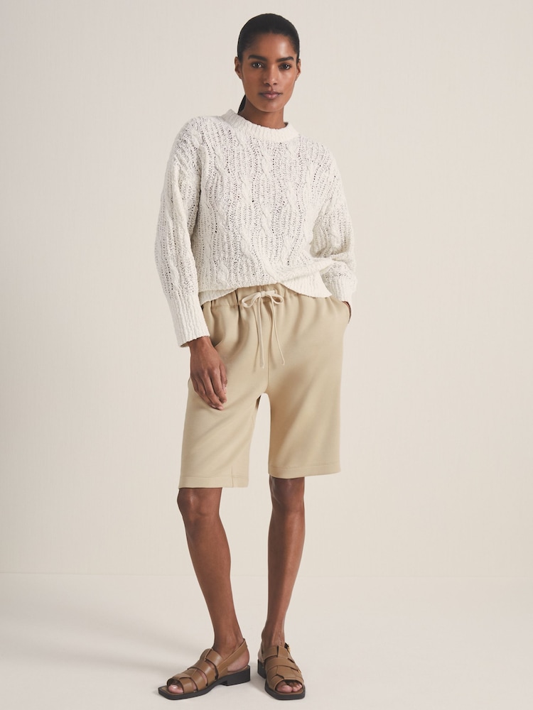 reiss Reiss | Les 100 Ciels Jersey Shorts in Sage