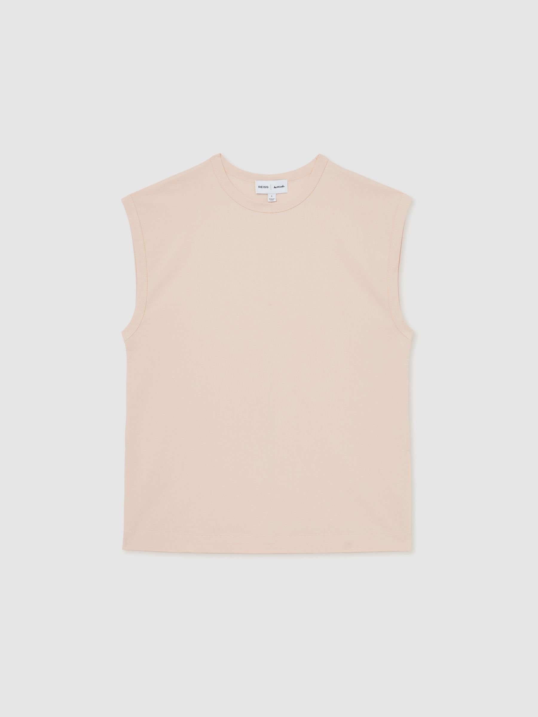 Reiss Reiss | Les 100 Ciels Oversize Vest In Peach