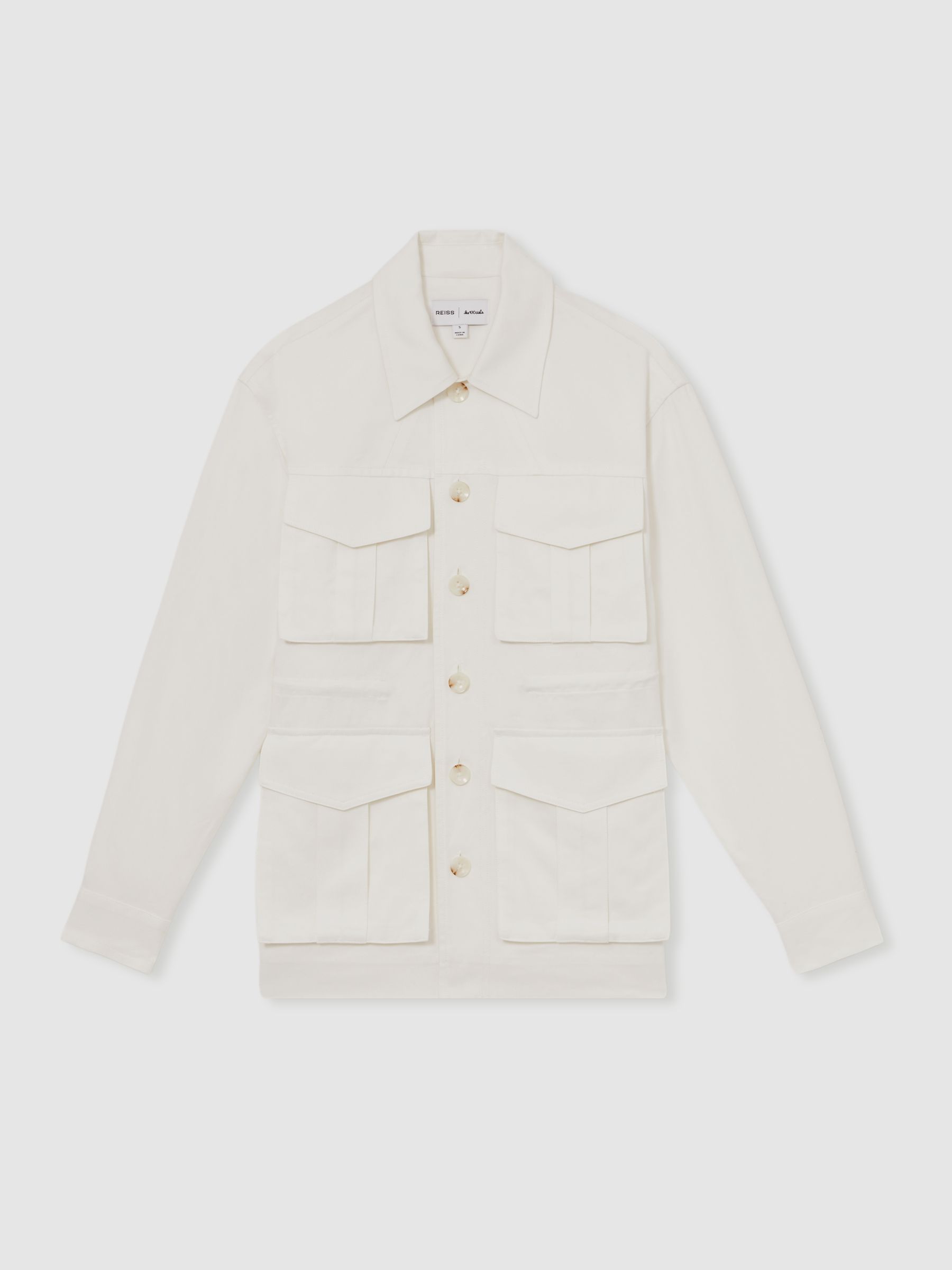 Reiss Reiss | Les 100 Ciels Utility Jacket In White