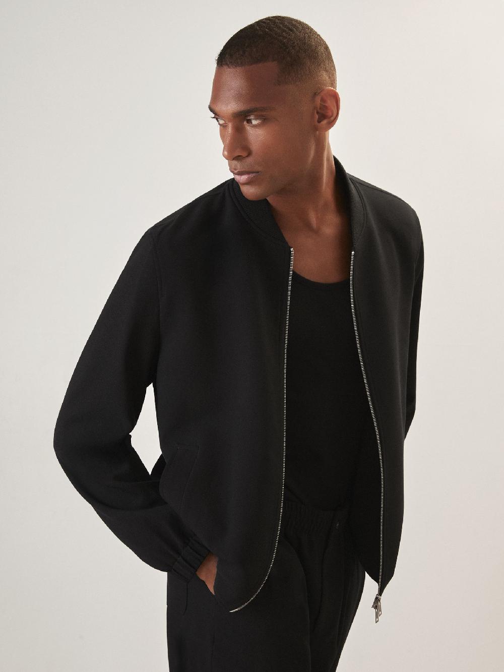 Reiss Reiss | Royal Ballet Bomber Jacket In Black