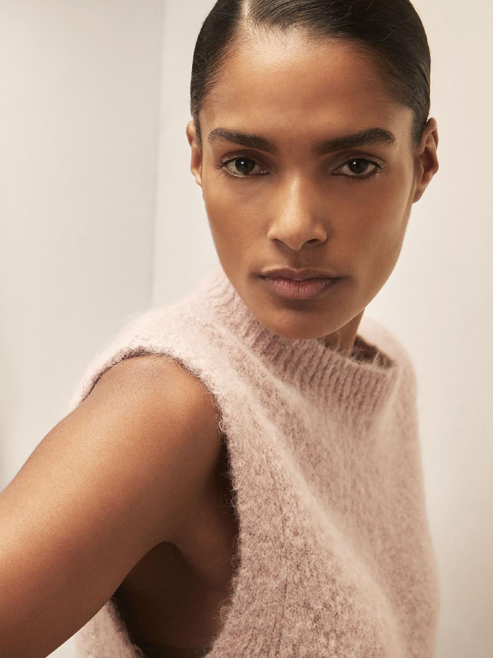 Reiss Reiss | Royal Ballet Knitted Vest In Pink